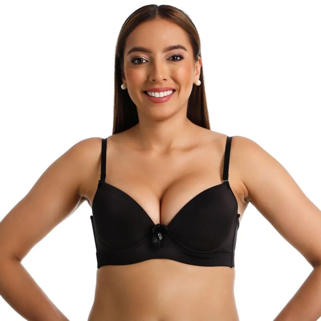SOSTEN / BRASIER LISO COPA COMPLETA PUSH UP, TIRA REMOVIBLES