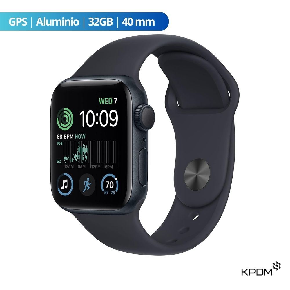Apple Watch SE 2da generación Aluminio GPS 40mm 32GB - Reacondicionado - Medianoche - Grado A