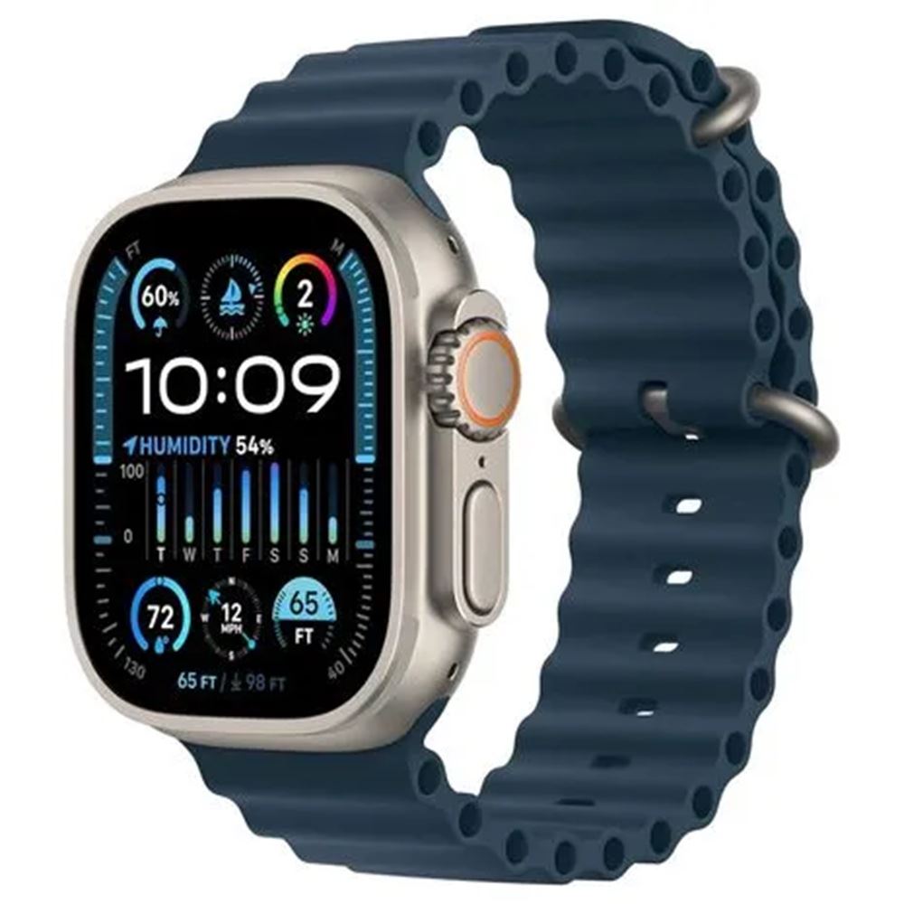 Watch Ultra 2 Gps + Celular Caja De Titanio De 49 Mm Correa Ocean Azul - Excelente (Reacondicionado)