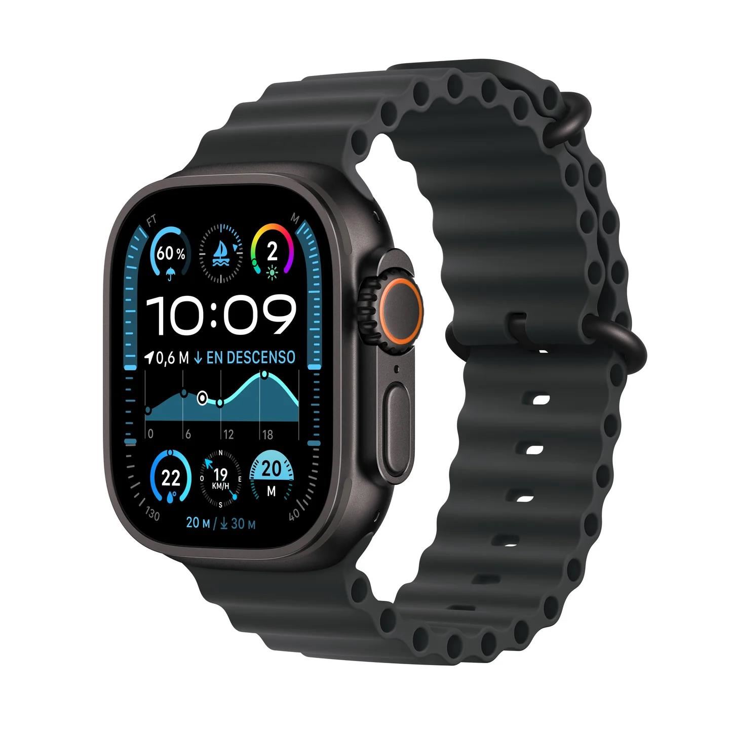 Apple Watch Ultra 2 Gps +Celular Caja De Titanio 49mm Black Ocean Band