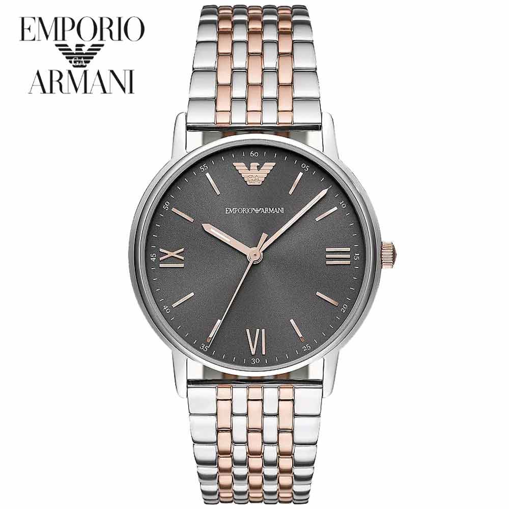 Reloj Emporio Armani Kappa AR11121 para Hombre Acero Inoxidable Dial Gris