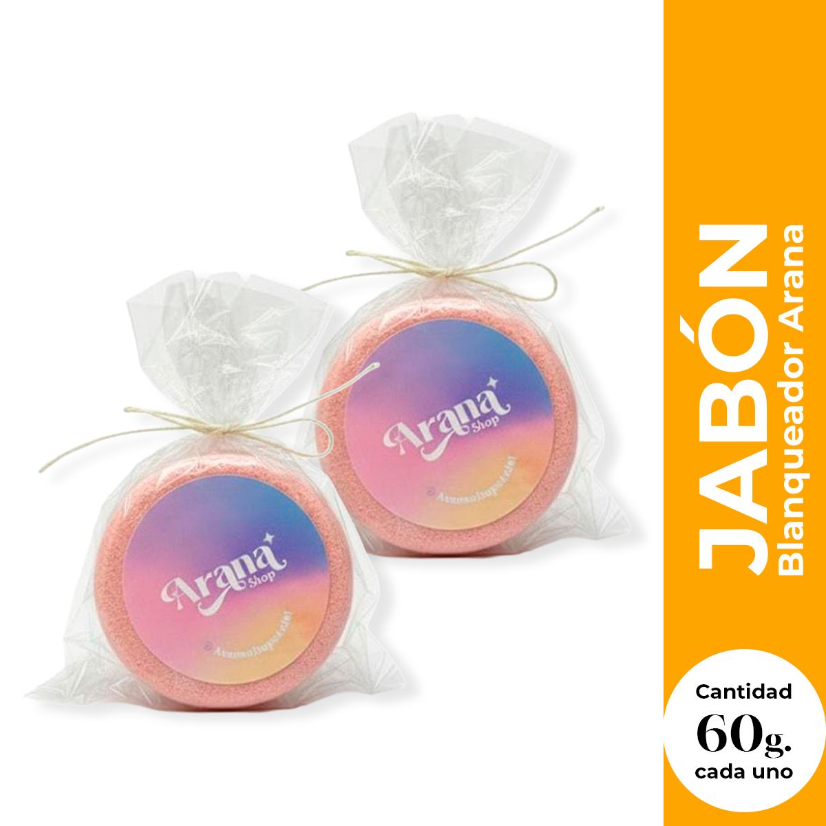 Jabón Blanqueador Corporal 60GR - Arana Shop 2 Unidades