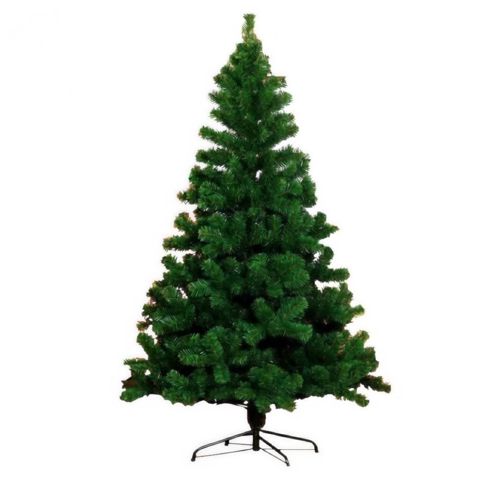 Árbol De Navidad Pino Verde 4 Cuerpos 2.10m Alta Calidad