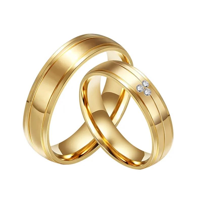 Anillo de Matrimonio Alianzas Deluxe Hombre Ba ado Oro 18K Genieka