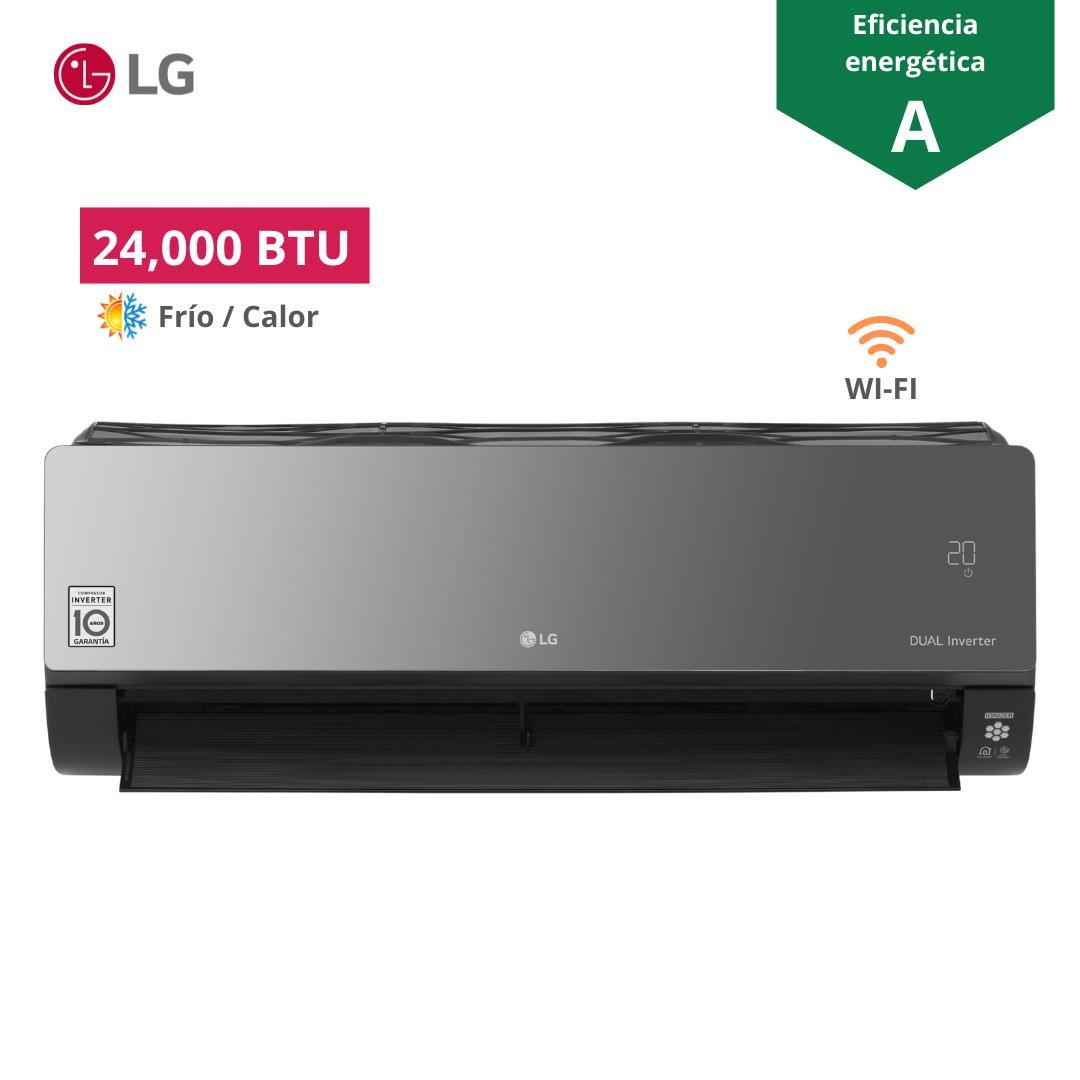Aire Acondicionado LG 24 000 BTU Artcool Dual Inverter /Frío- Calor