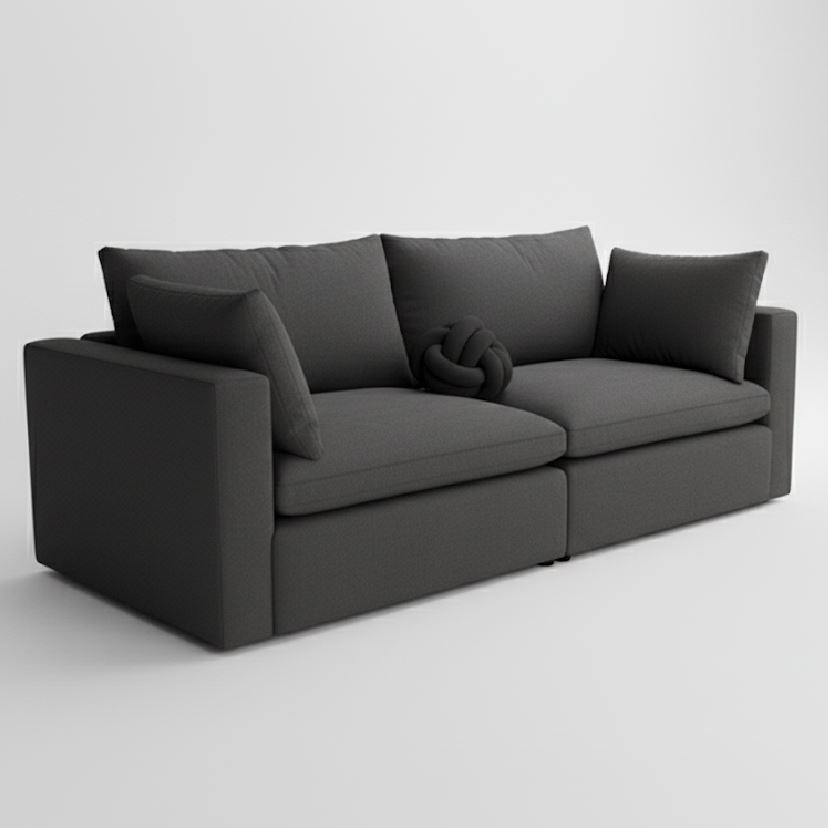 SOFÁ 2 MODULOS FACU - Gris Oscuro