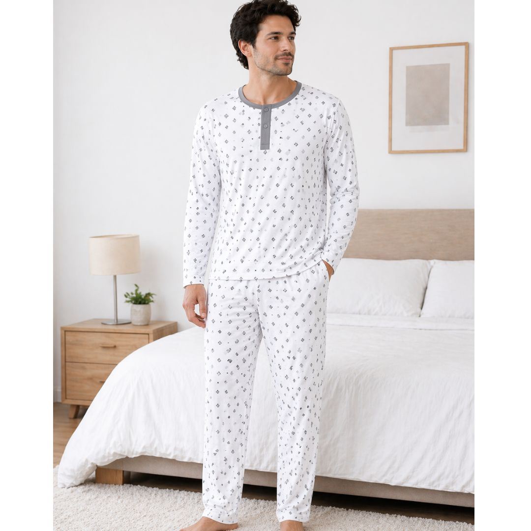 Pijama de Hombre Manga larga + pantalón