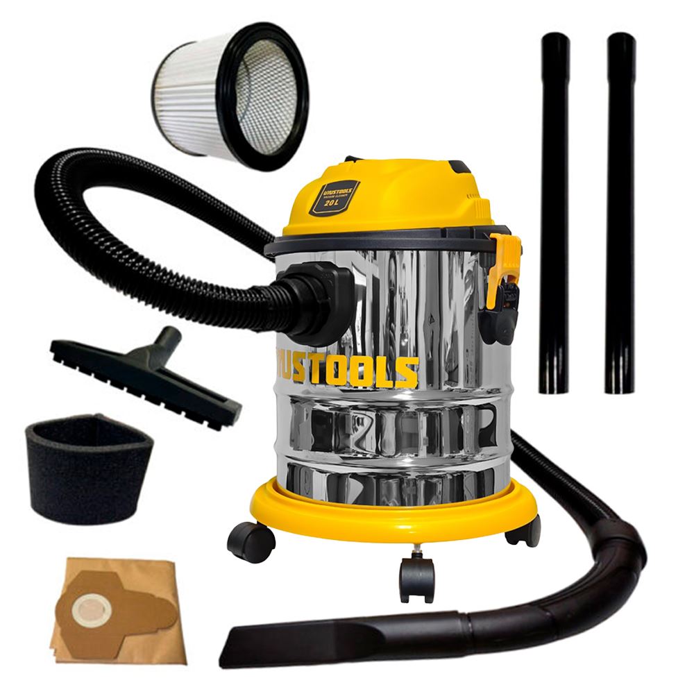 Aspiradora Sopladora de Polvo Agua UYUSTOOLS ASP20LM 20 Litros 1200W 3 Funciones