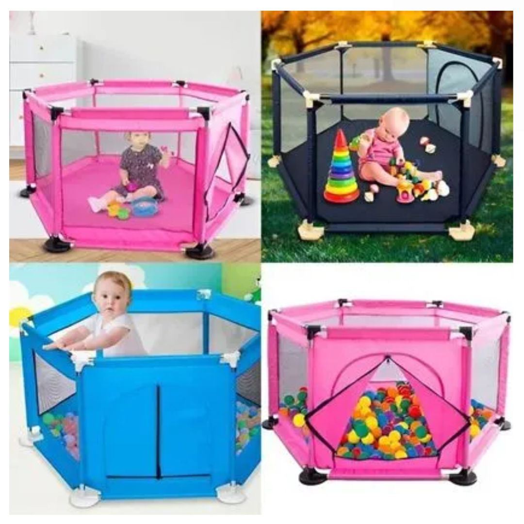 Corral De Juegos Hexagonal Para Bebés Niños Infantil