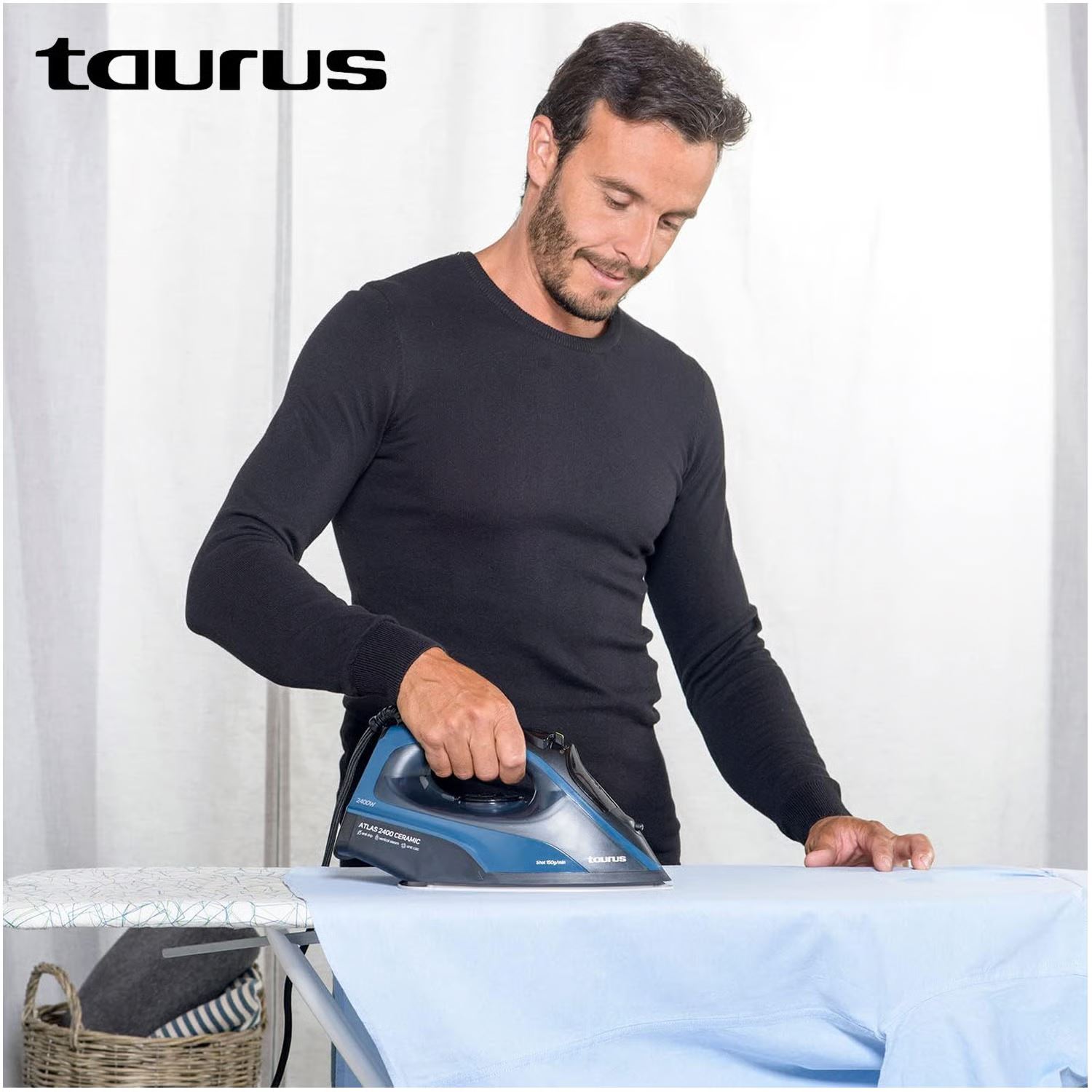 Plancha a Vapor Taurus Base Cerámica ATLAS 2400 Azul