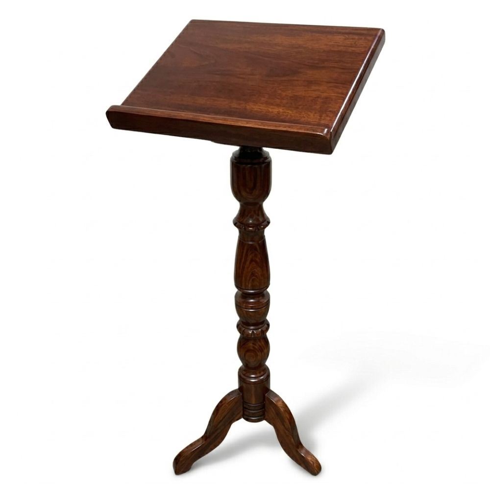 Podio Atril de pie en Madera Rústica Pino