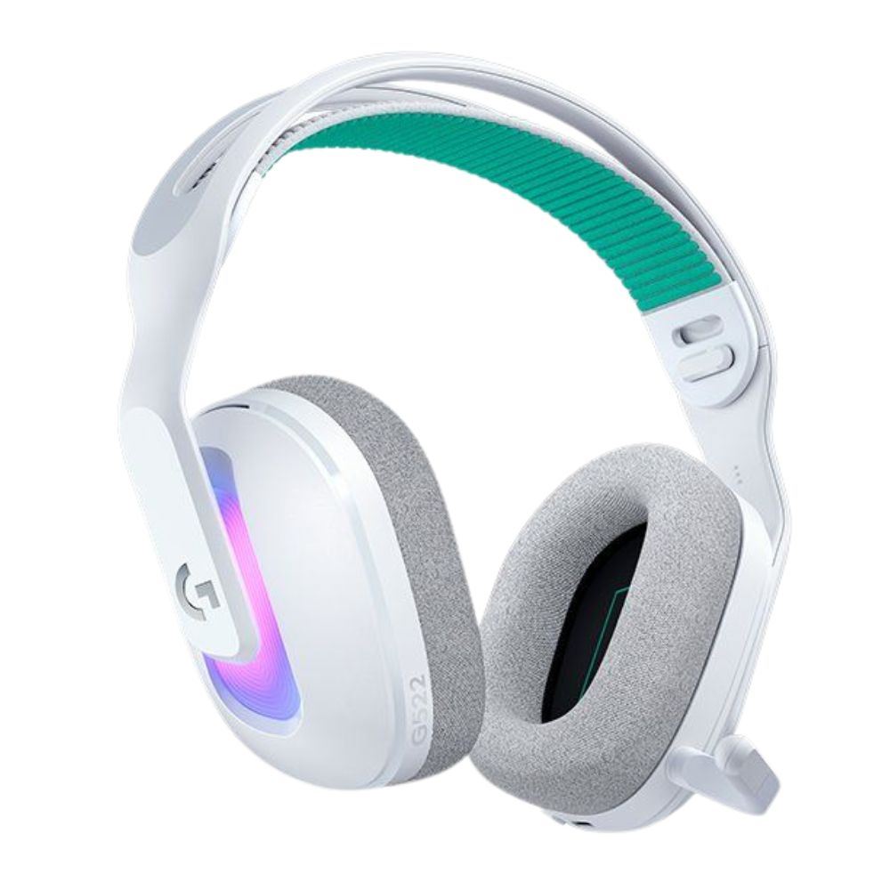 Audifono Gamer Logitech G522 90H Lightspeed Bluetooth cable USB-C RGB Color Blanco