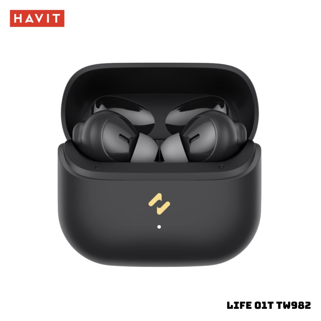 AUDIFONOS BLUETOOTH HAVIT LIFE 01T TW982 - NEGRO