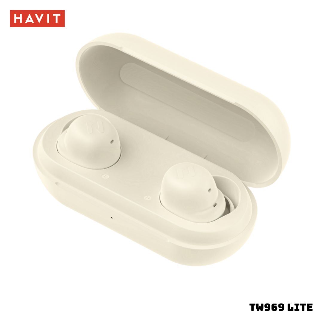 AUDIFONOS BLUETOOTH HAVIT TW969 LITE - BEIGE