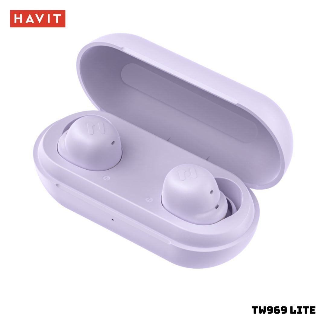 AUDIFONOS BLUETOOTH HAVIT TW969 LITE - MORADO
