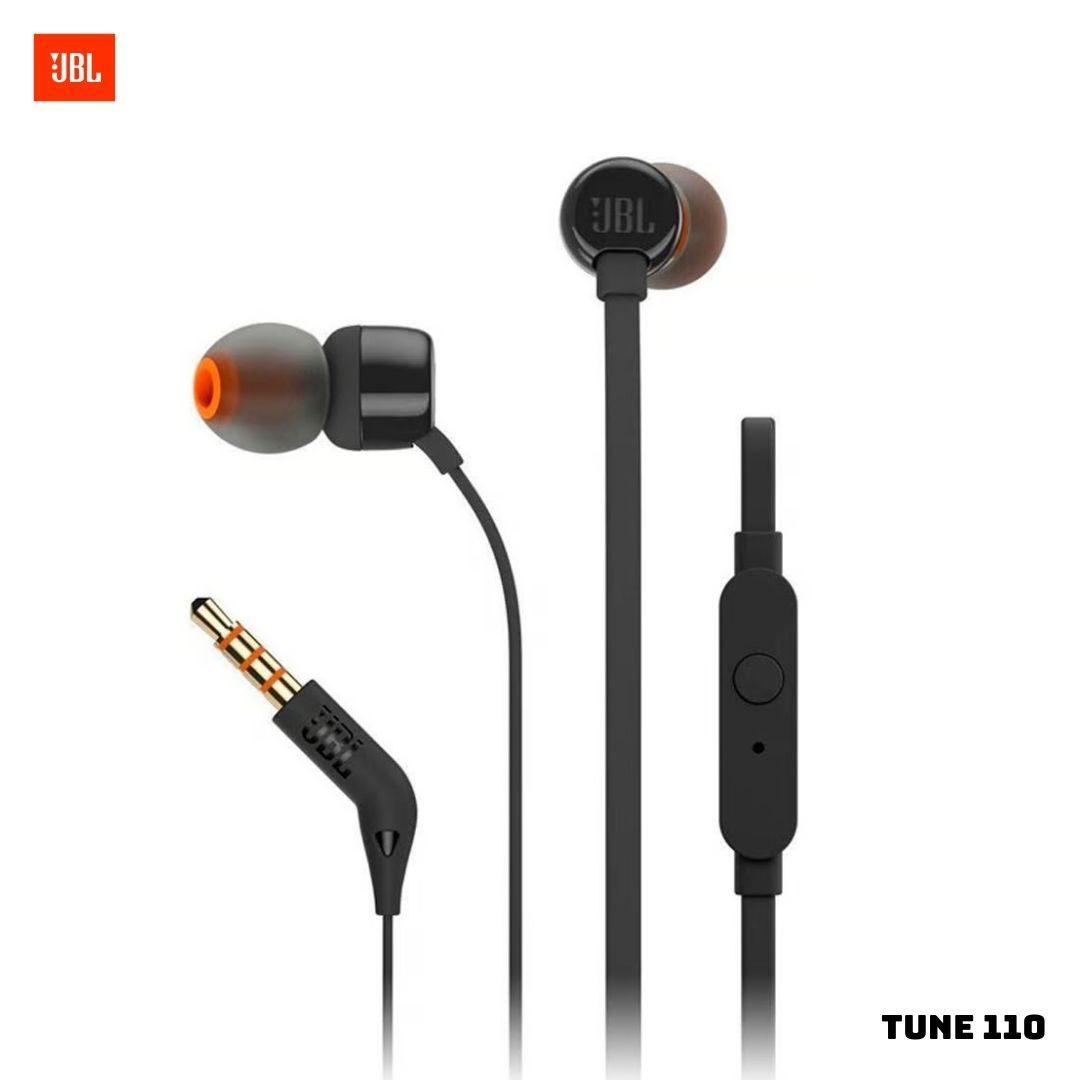 AUDIFONOS JBL TUNE 110 - NEGRO