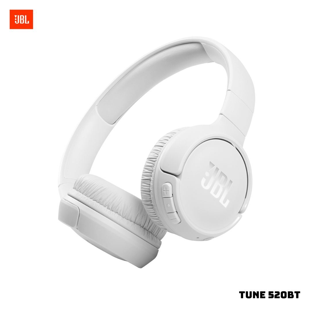 AUDIFONOS JBL TUNE 520 BLUETOOTH ON-EAR BLANCO