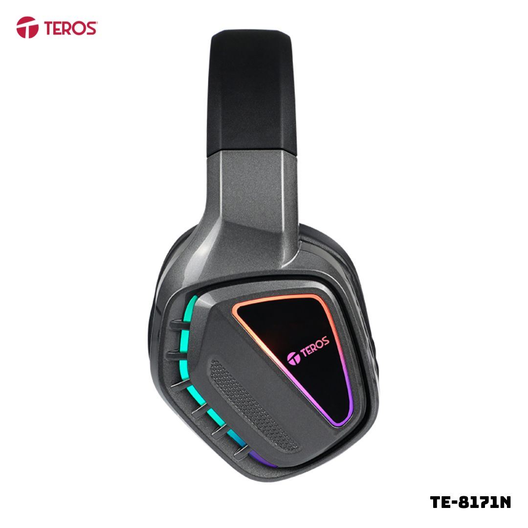 AUDIFONOS TEROS GAMER RGB CON MICROFONO INTEGRADO - TE-8171N