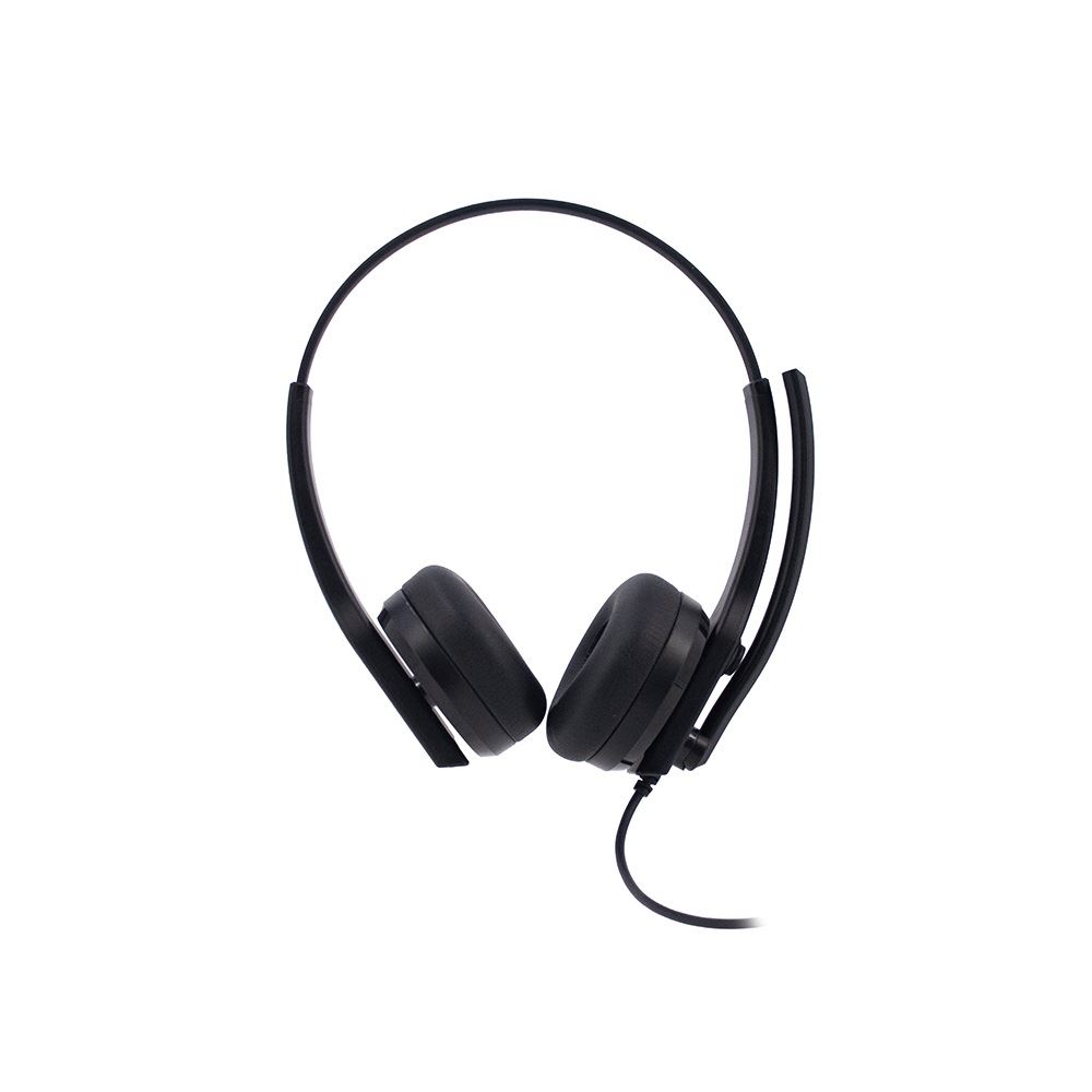Audífonos TEROS TE-8039CS cableado USB Negro