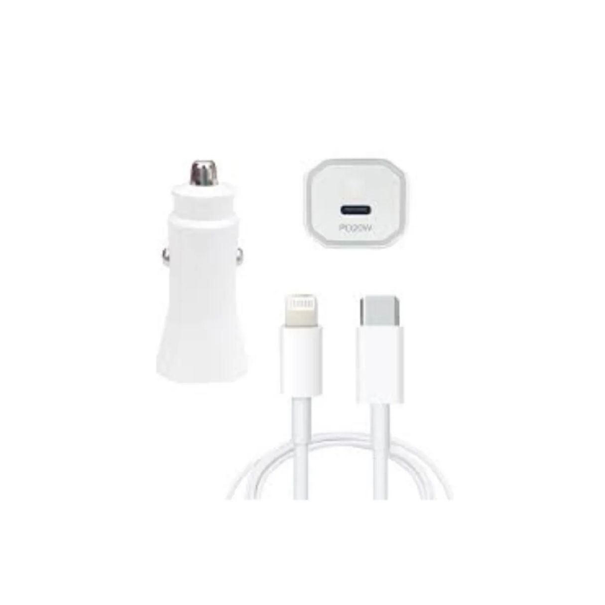 cargador de auto entrada C samsung con cable c de carga rapida-Génerico