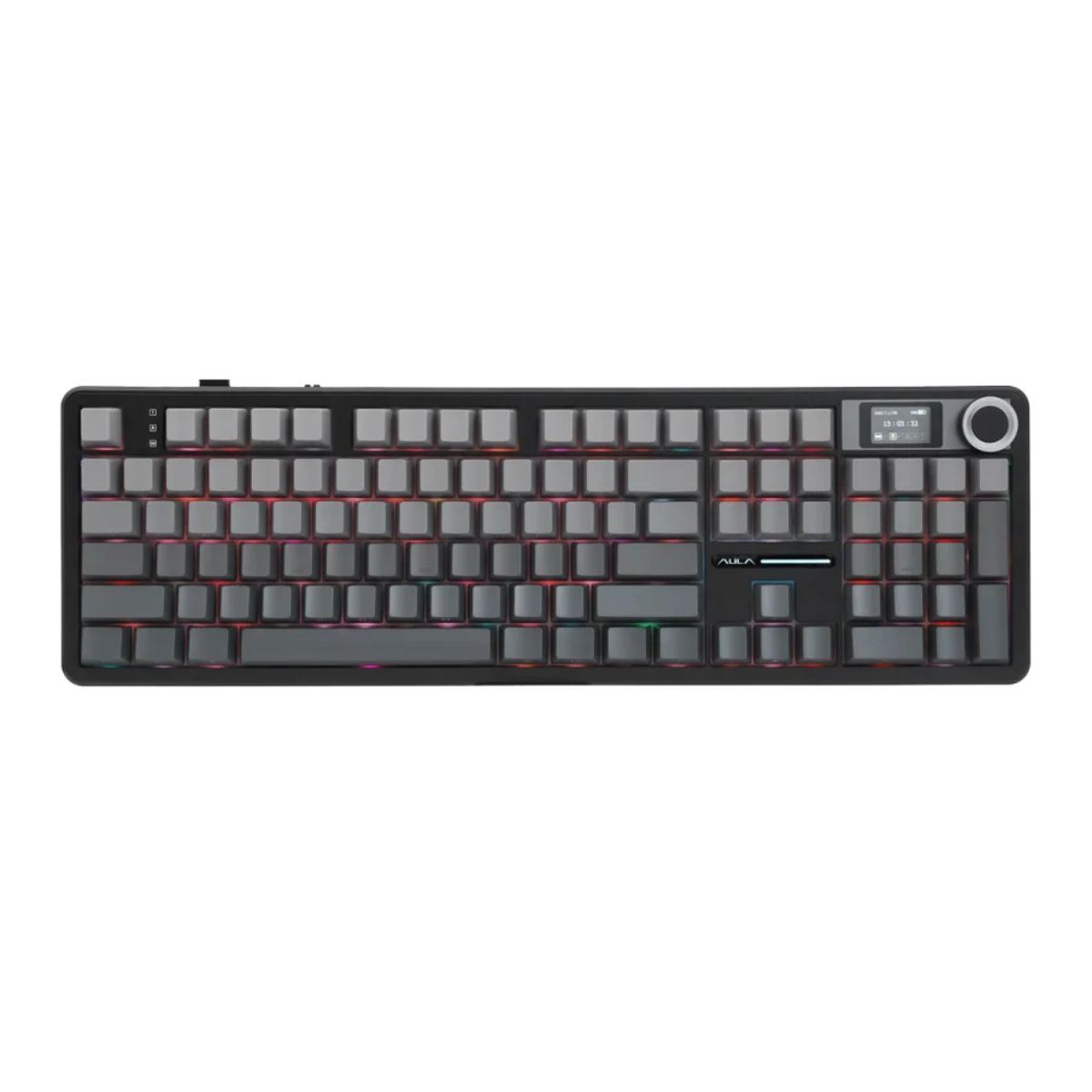 Teclado Aula F108 Pro Wireless RGB Switch Flower - Degraded