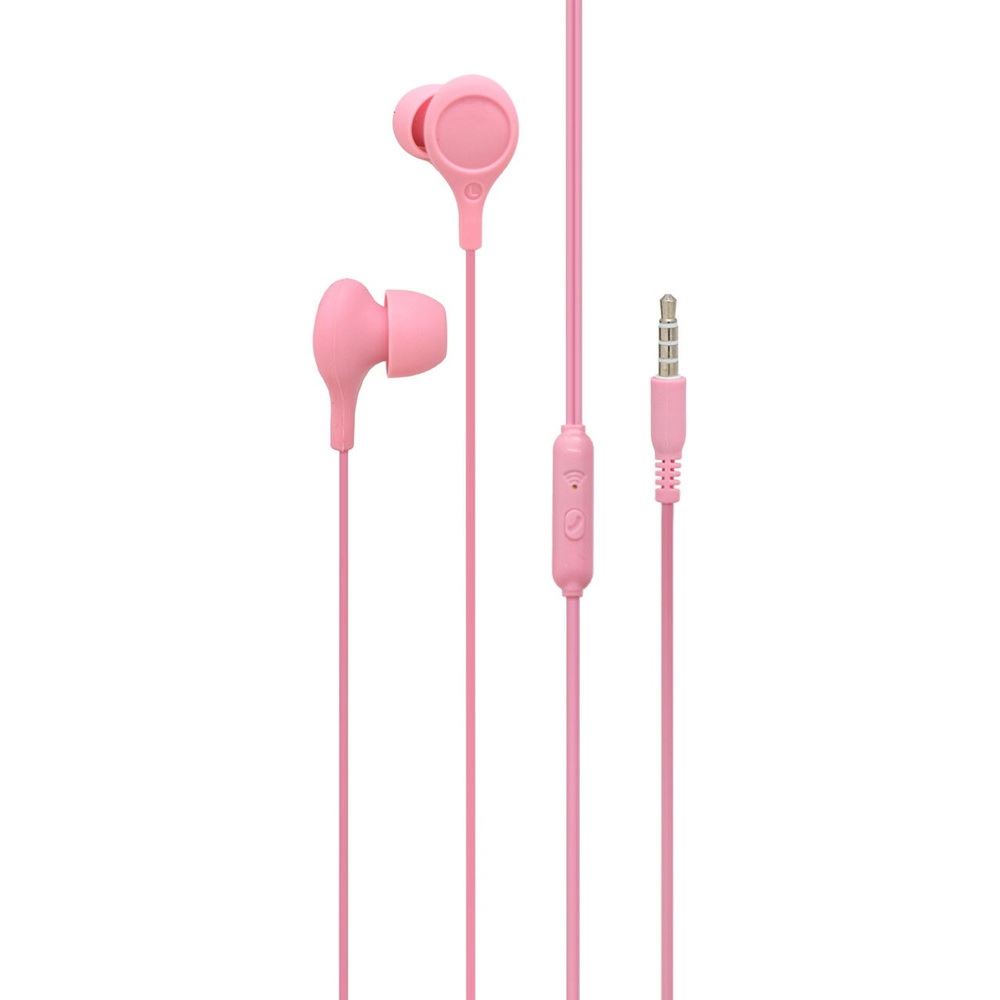 Auriculares con Cable XO-EP46 In Ear Audífonos con Control Remoto Pink