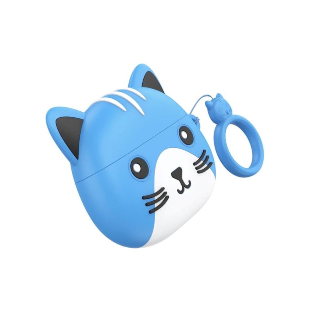 Auriculares Inalámbricos Hoco EW46 Audífonos Bluetooth con Funda Gato Celeste