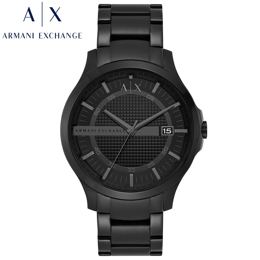 Reloj Armani Exchange Hampton AX2104 Fecha Acero Inoxidable Negro