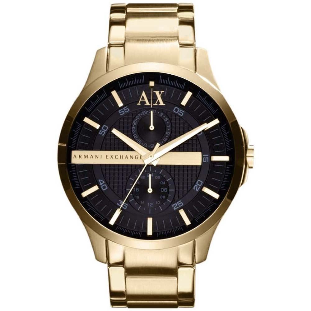 Reloj Armani Exchange Hampton Ax2122 Gold And Black Genuino