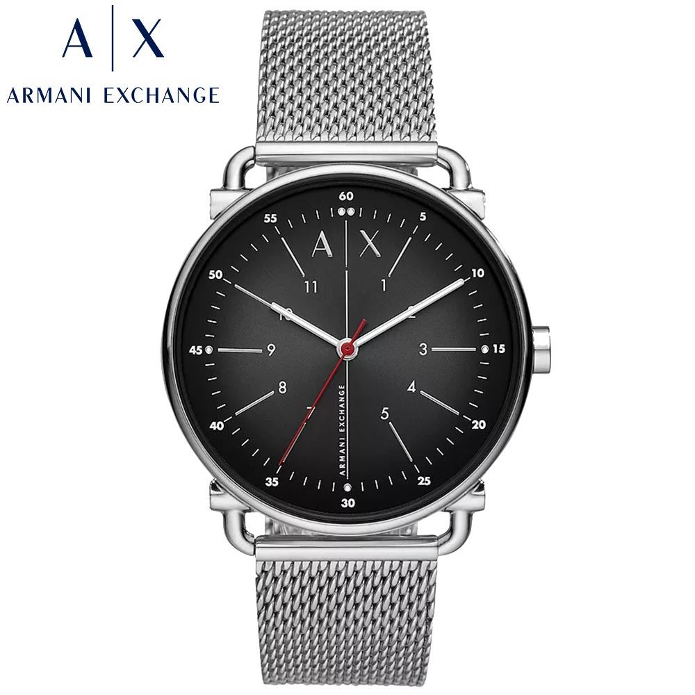 Reloj Armani Exchange Rocco AX2900 Acero Inoxidable Plateado Dial Negro