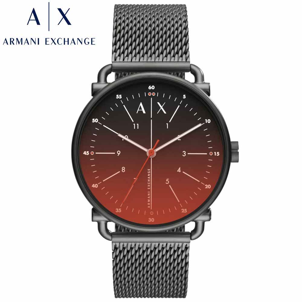 Reloj Armani Exchange Rocco AX2905 Acero Inoxidable Gunmetal Mate Cristal Iridiscente