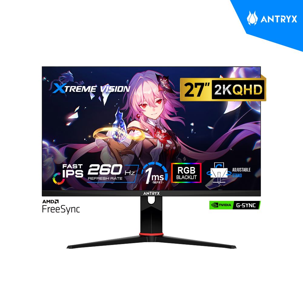 MONITOR GAMING ANTRYX XTREME VISION IPX2755QPXOP 27" QHD 2560x1440 260HZ 1MS HDMI DP PIVOT