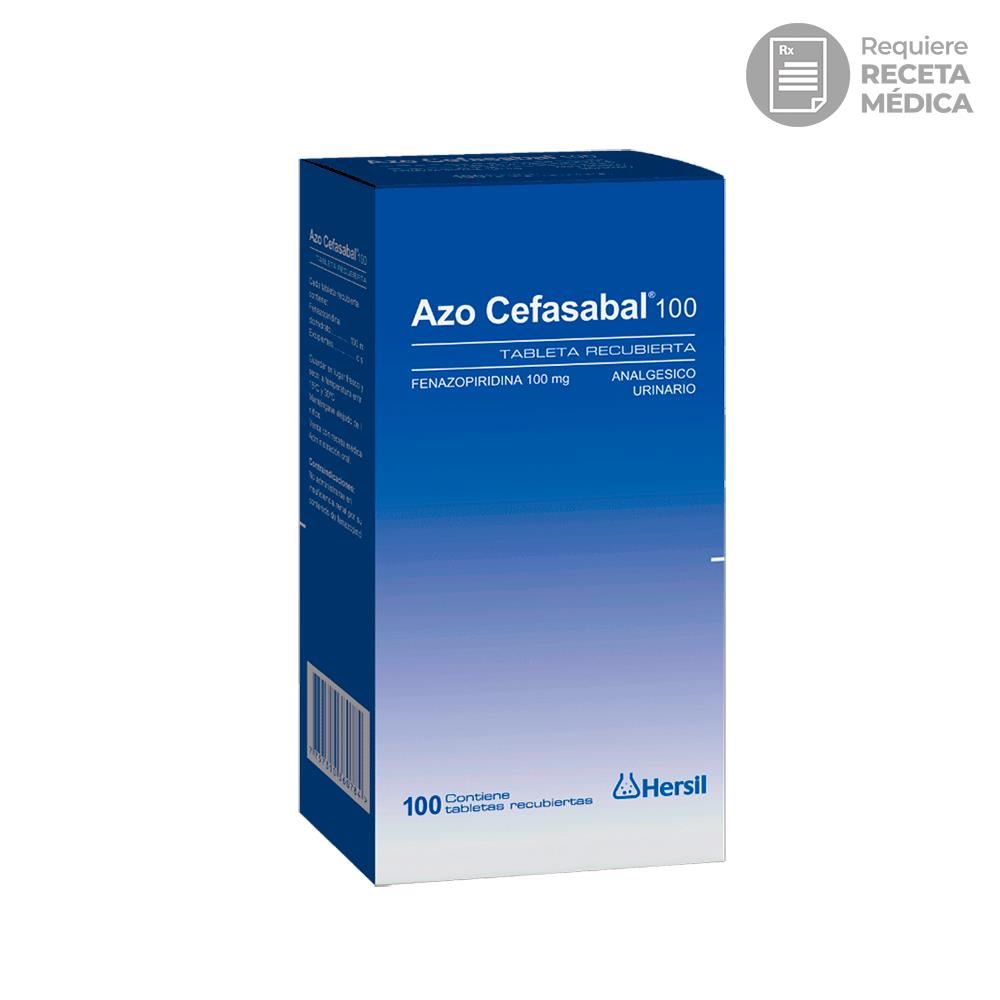 Azo Cefasabal 100 mg Tabletas Recubiertas