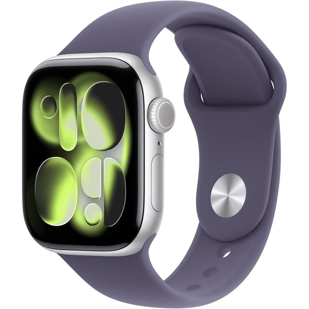 Apple Watch Series 11 Silver Aluminio (GPS 42mm) + Sport Band Purple Fog S/M