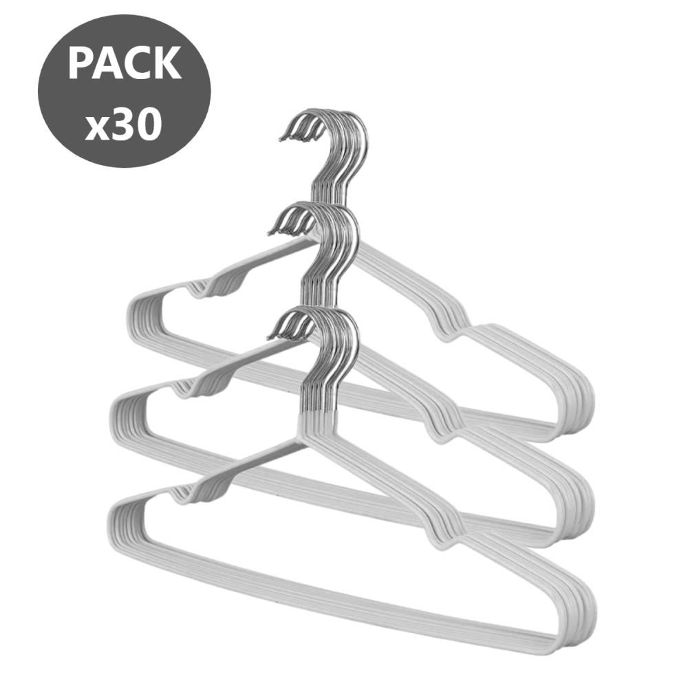 30 Ganchos Colgadores Para Ropa