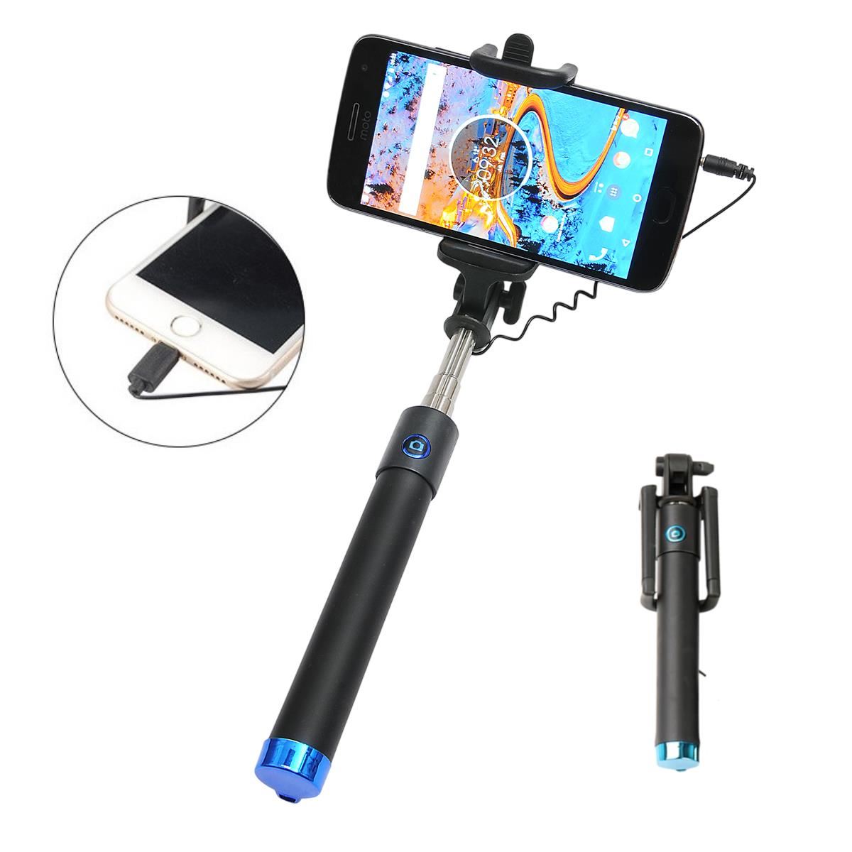 Palo Selfie Stick con cable 78cm