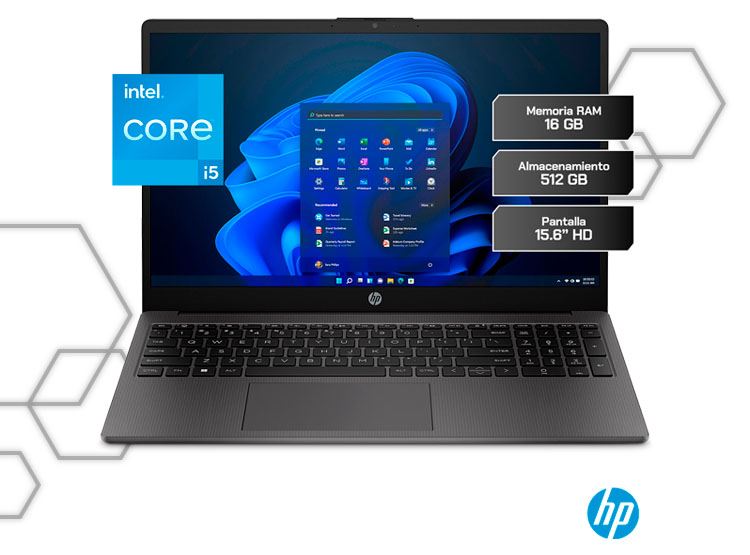 Laptop HP 250 G10 15.6" Intel Core i5 16GB 512GB SSD Windows 11