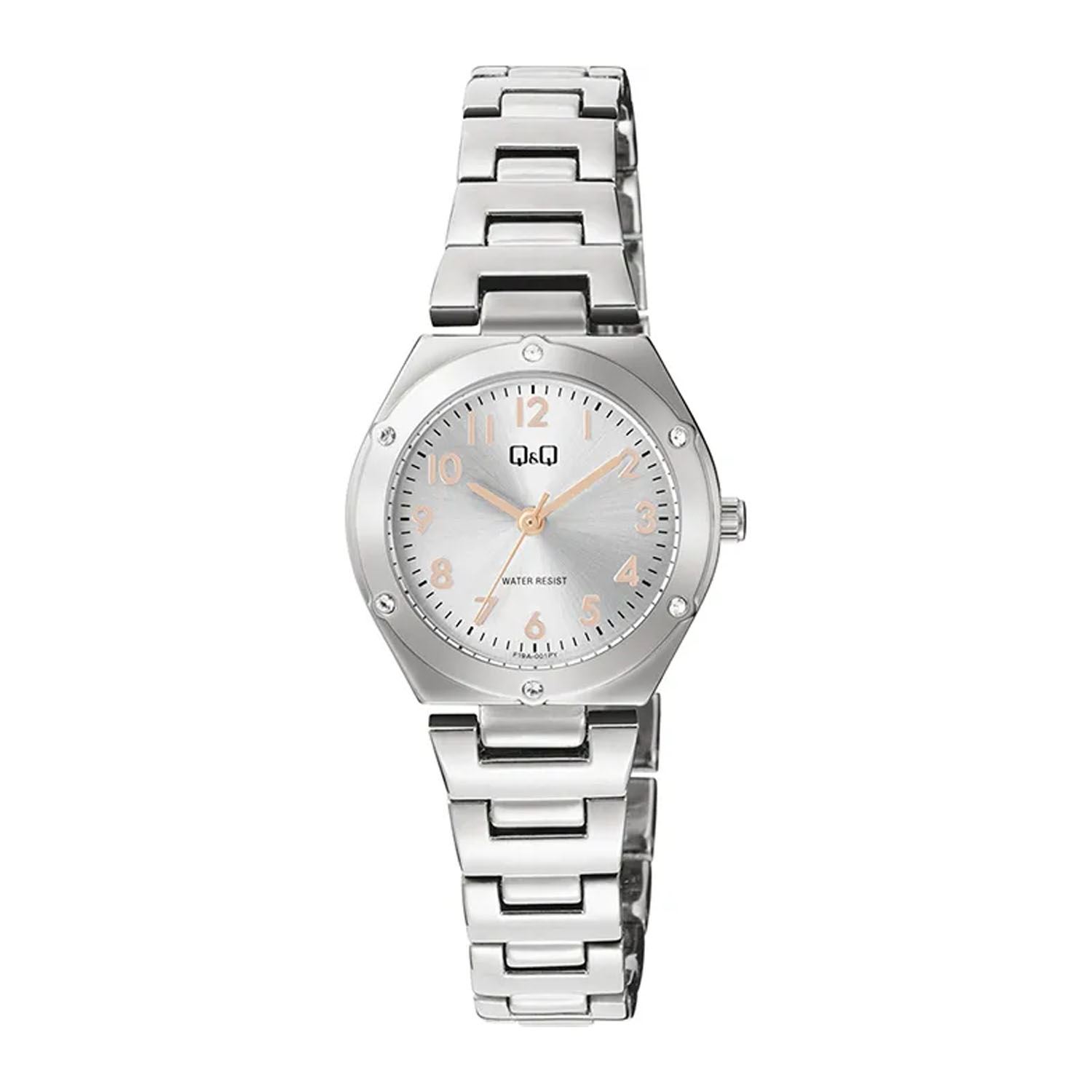 Reloj Q&Q para Mujer Color Plateado con Brazalete de Acero - Regalo Elegante para Mujer