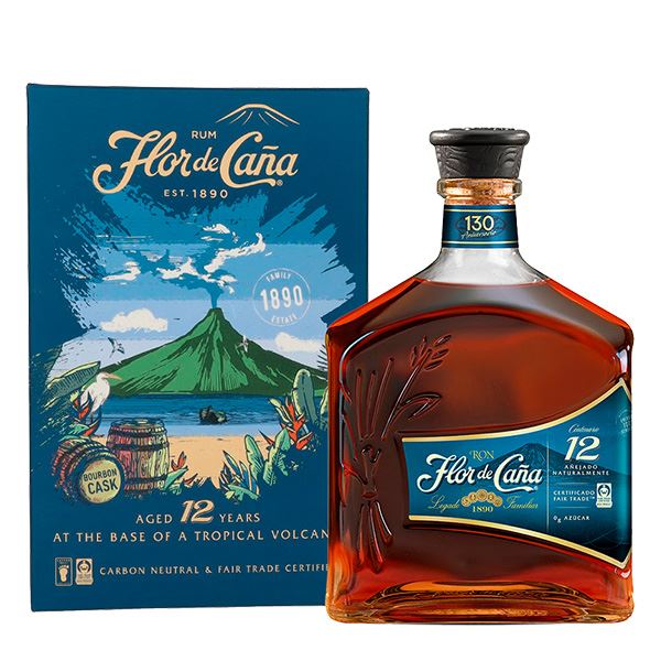 Ron Flor de Caña 12 años 750ml