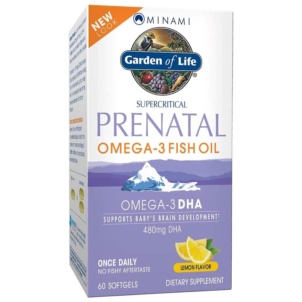 Garden Of Life Supercritical Prenatal Fish Oil 60 Capsulas