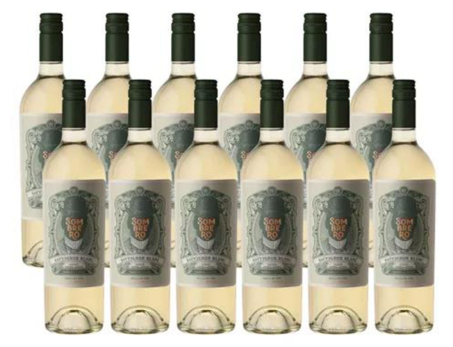 Vino Sombrero Sauvignon Blanc 750ml - 12 UND