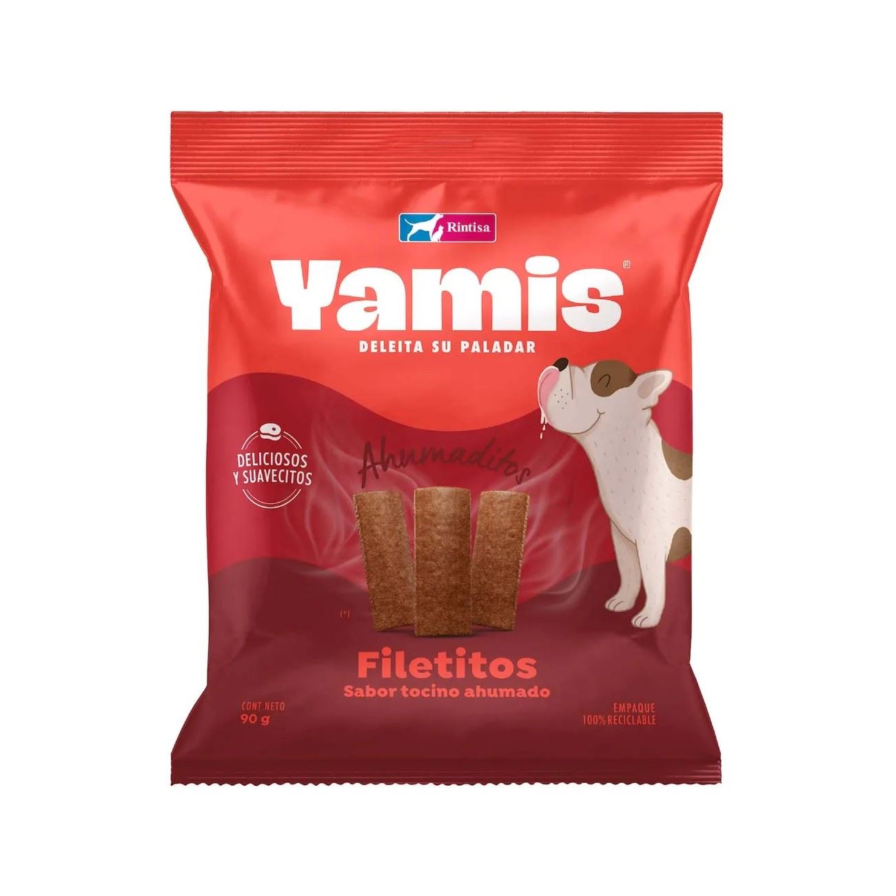 Yamis Snack Filetitos Sabor Tocino Ahumado 90 gr