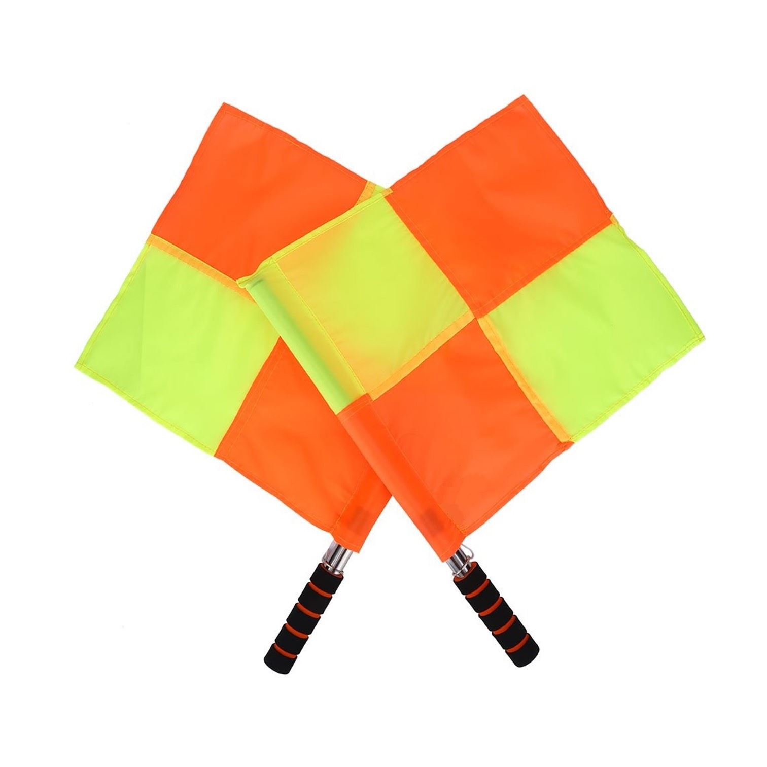 BANDERINES PARA ARBITRO ASISTENTE DE FÚTBOL CON ESTUCHE