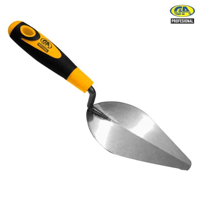 Badilejo para Albañil 7" Mango Goma C&A PRO - Negro