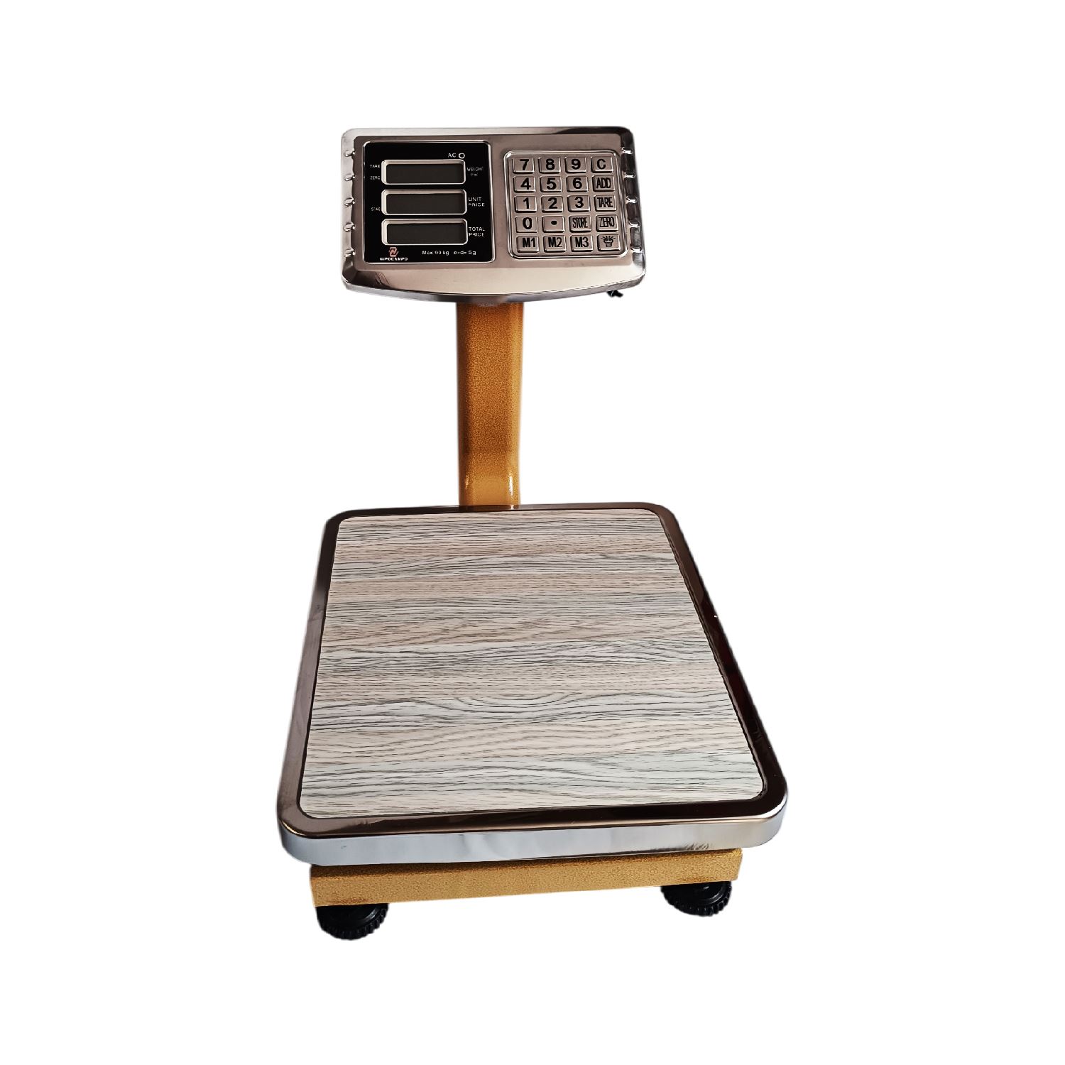 Balanza Industrial 99 Kg con Plataforma HPC-99KG Teclado de Acero