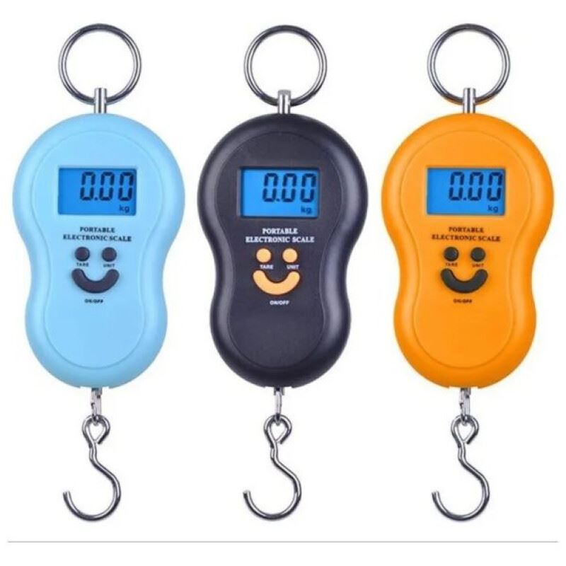 Balanza Electrónica Digital Viajero de Gancho 50 Kg 10g