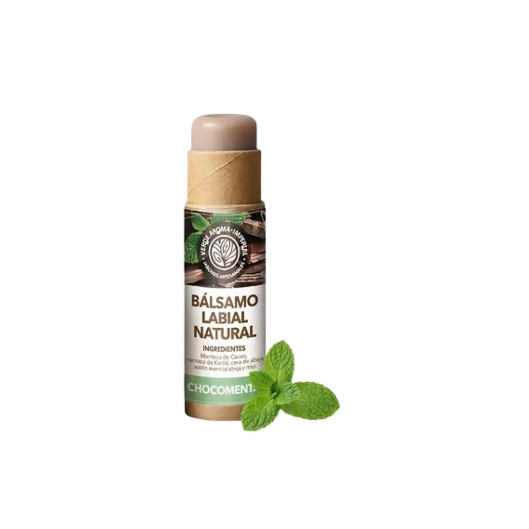 Bálsamo labial natural Chocomenta 12g /Hidratante /Reparador /Refrescante