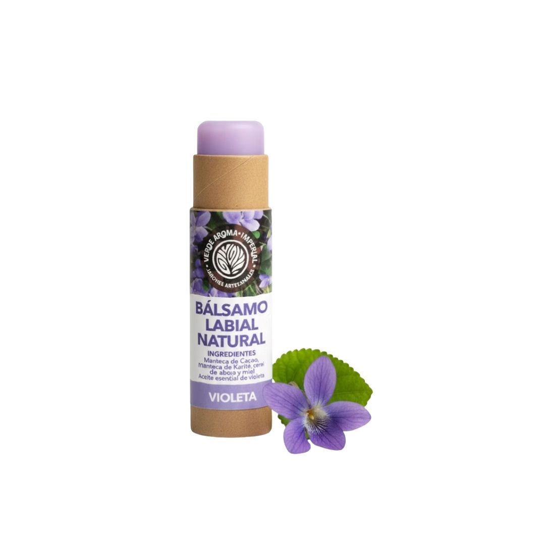 Bálsamo labial natural Violeta 12g /Hidratante /Antioxidante /Reparador
