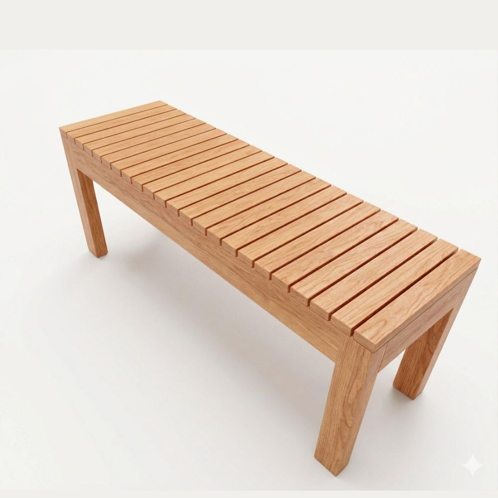 Banca de madera Banco de terraza en 2.00 mts de largo