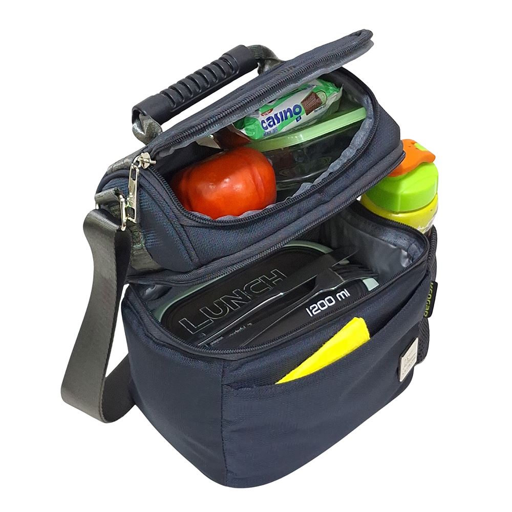 Lonchera Térmica Modelo Basa N1 Kengar - Plomo